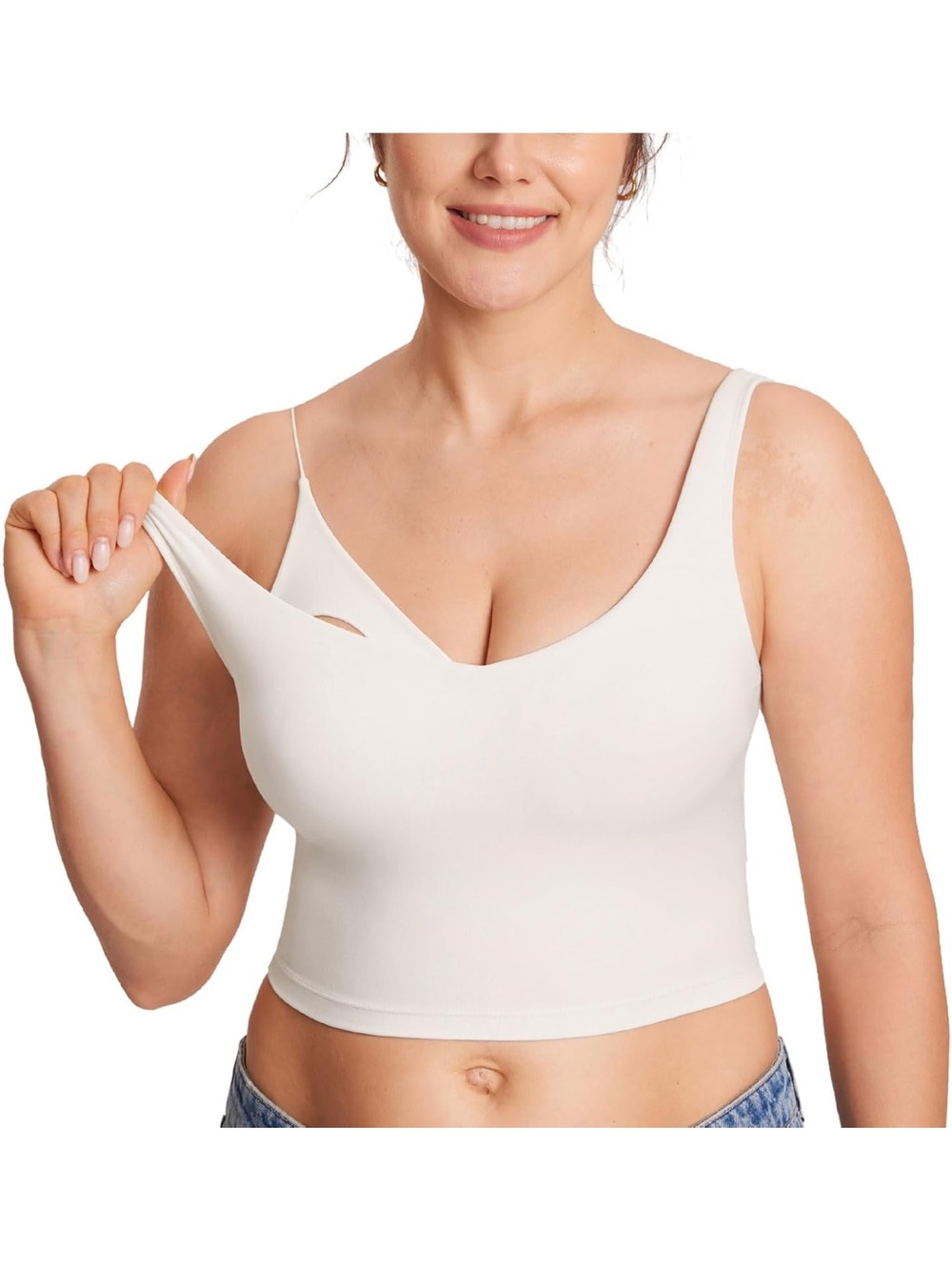 Momanda Women's Nursing Bra Longline Sports Breastfeeding Crop Size S